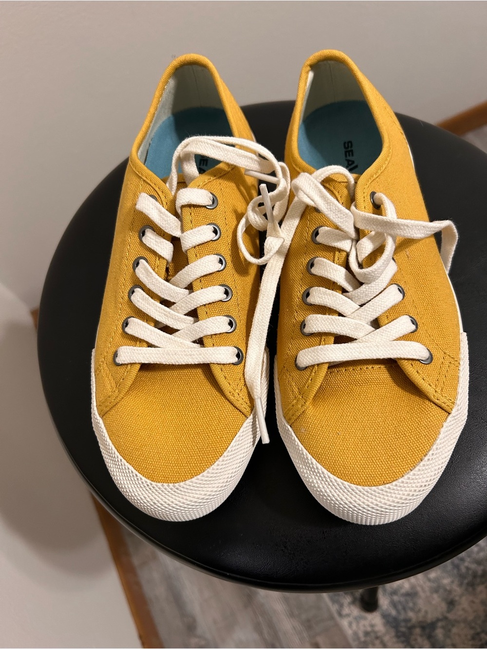 SeaVees Yellow Canvas Sneakers – Women’s Shoes